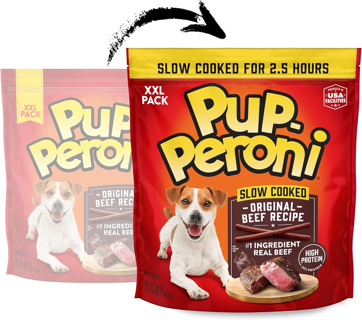 Pup-Peroni Original Beef Recipe Dog Treats, 38 Oz. Bag