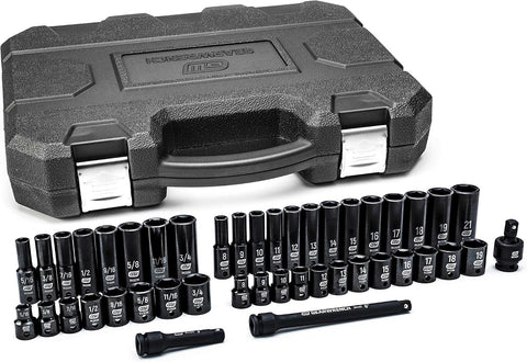 GEARWRENCH 44 Pc 3/8" Dr 6 Pt Std/Deep Impact SAE/mm Socket Set | 84916N