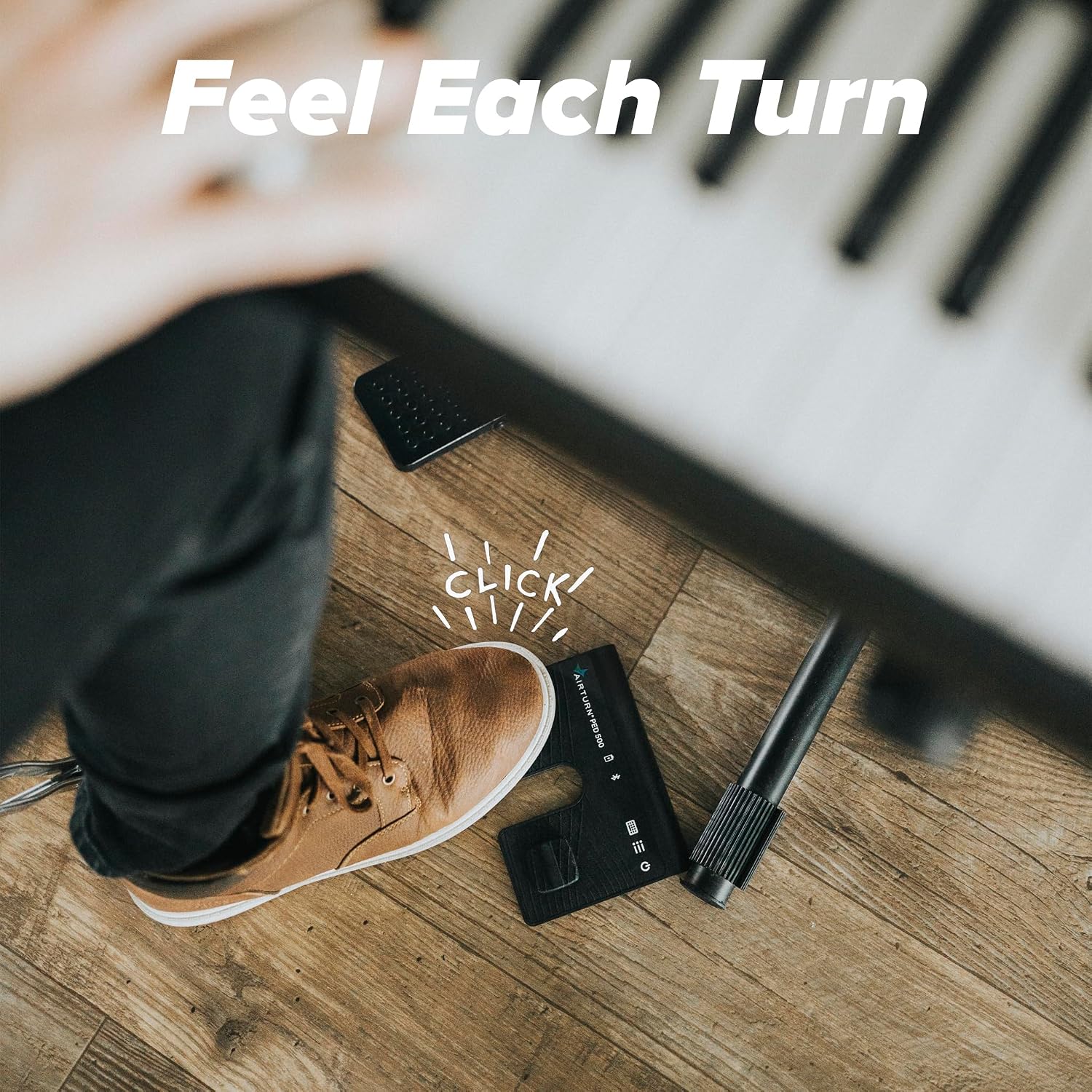 AirTurn PED 500 Portable Bluetooth Pedal Page Turner