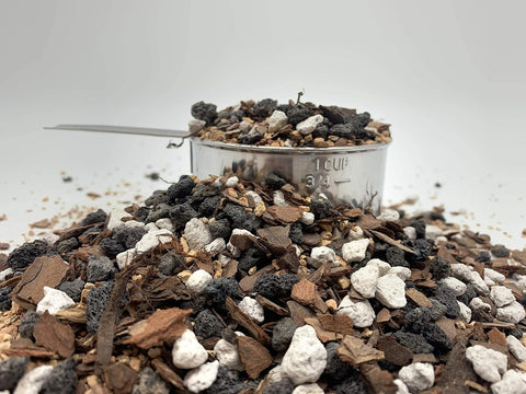 Bonsai Soil All Purpose Mix | Fast Draining Pre Blend (2 Quart Bag) Plant | Pumice, Lava, Calcined Clay and Pine Bark ● Potting Pre Mixed Bonsai Plant Soil Mixture By The Bonsai Supply (Pack of 2)