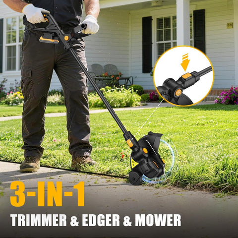 Cordless Weed Eater & Leaf Blower Combo Compatible with Dewalt 20V Battery