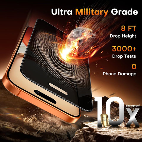 TOCOL for iPhone 17 Pro Privacy Screen Protector