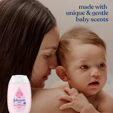 Johnson's Baby Lotion with Coconut Oil, Aloe Vera & Vitamin B5, 3.4 fl oz