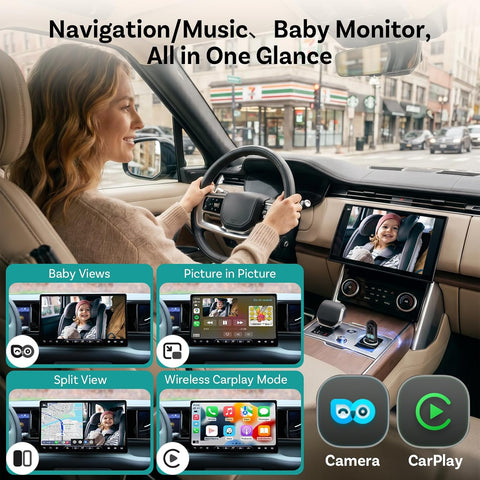 OTTOCAST Baby Car Camera & Wireless CarPlay Adapter 2026
