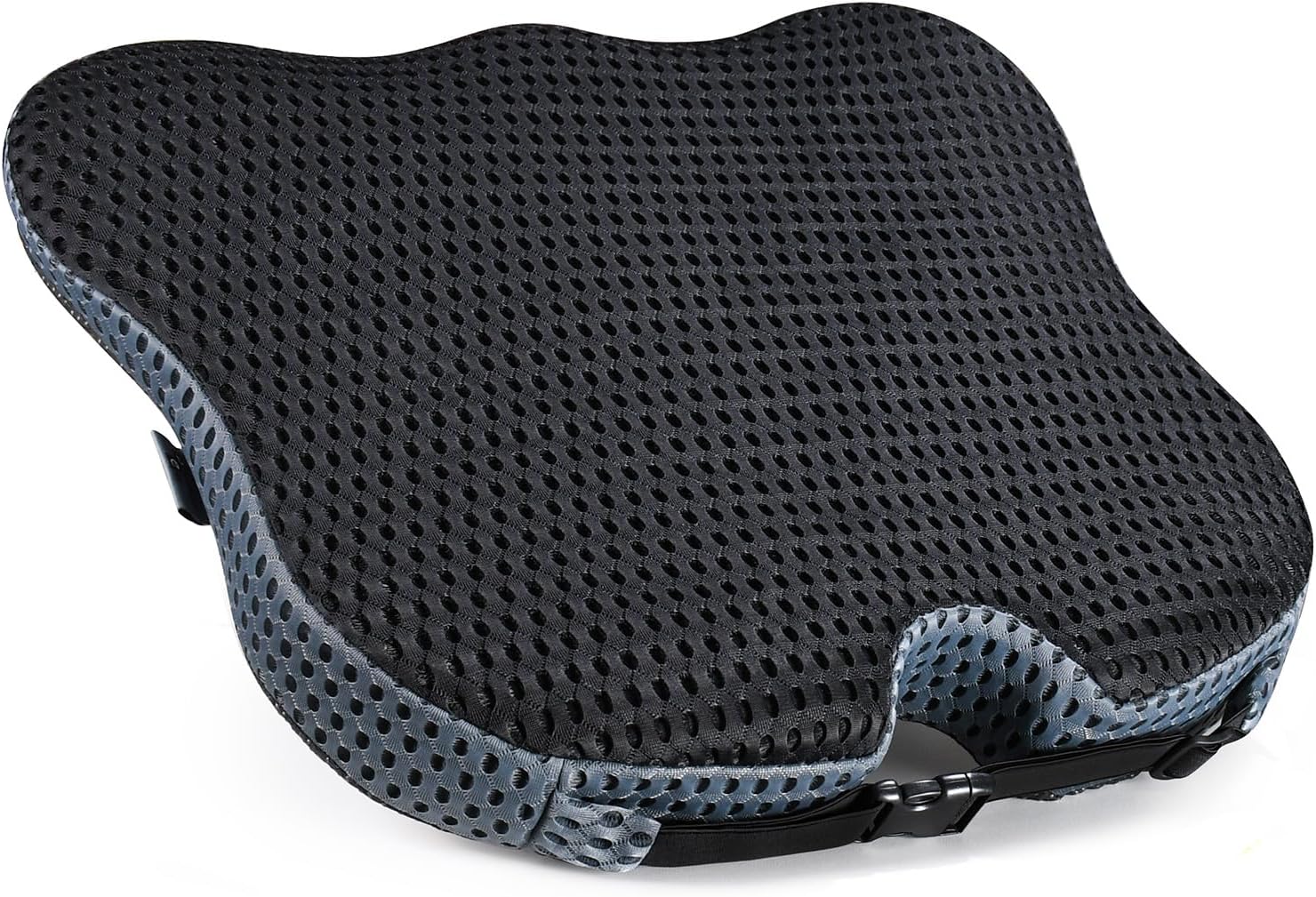 Wedge Car Seat Cushion for Better Visibility & Sciatica Pain Relief