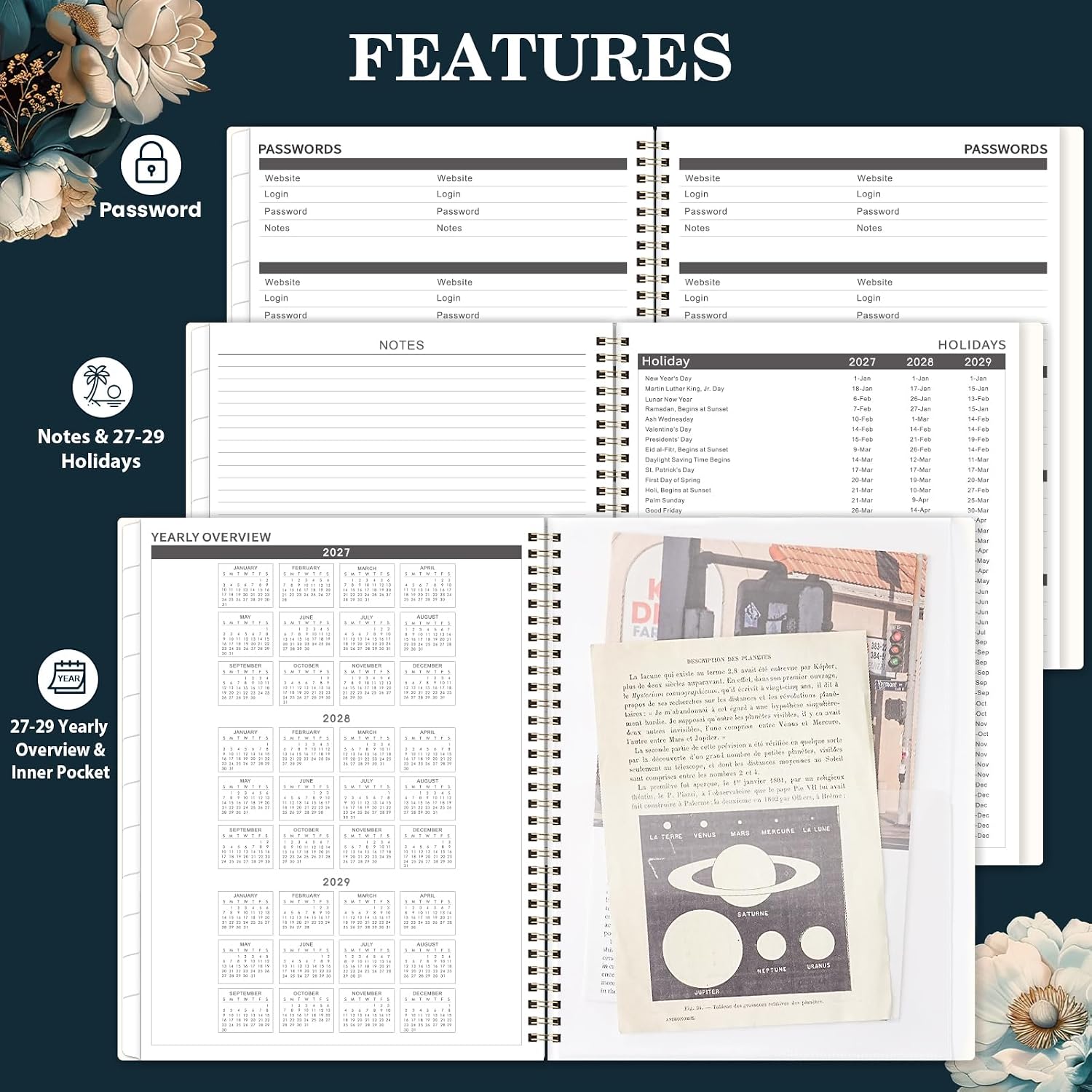 2027-2028 Monthly Planner - 2-Year Monthly Planner 2027-2028
