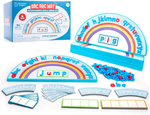 Educational Insights ABC Arc Mat AlphaMagnets Small Group Set