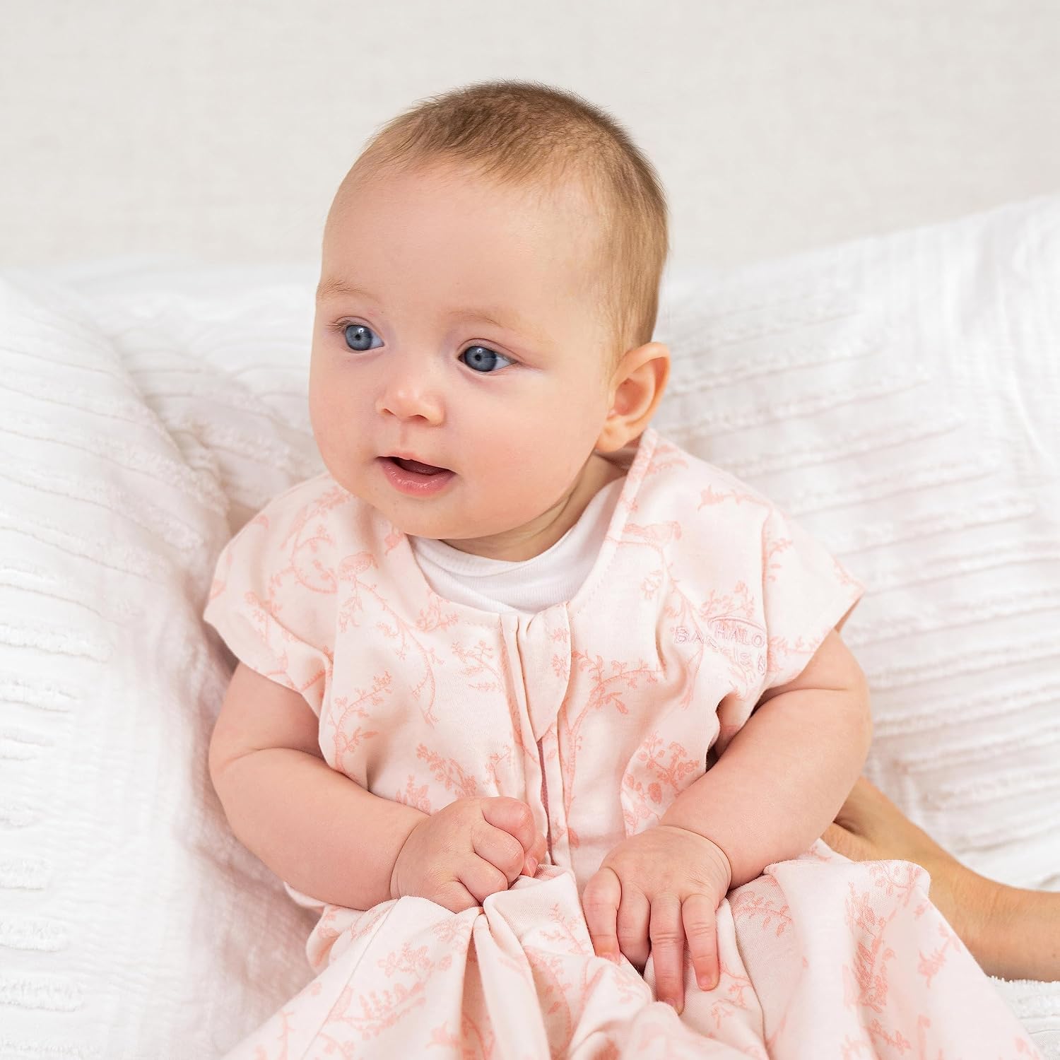 HALO SleepSack, 100% Cotton Wearable Blanket, Swaddle Transition Sleeping Bag, TOG 0.5