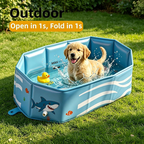 Toddler Bathtub for Shower, Portable & Foldable Bathtub for Kids