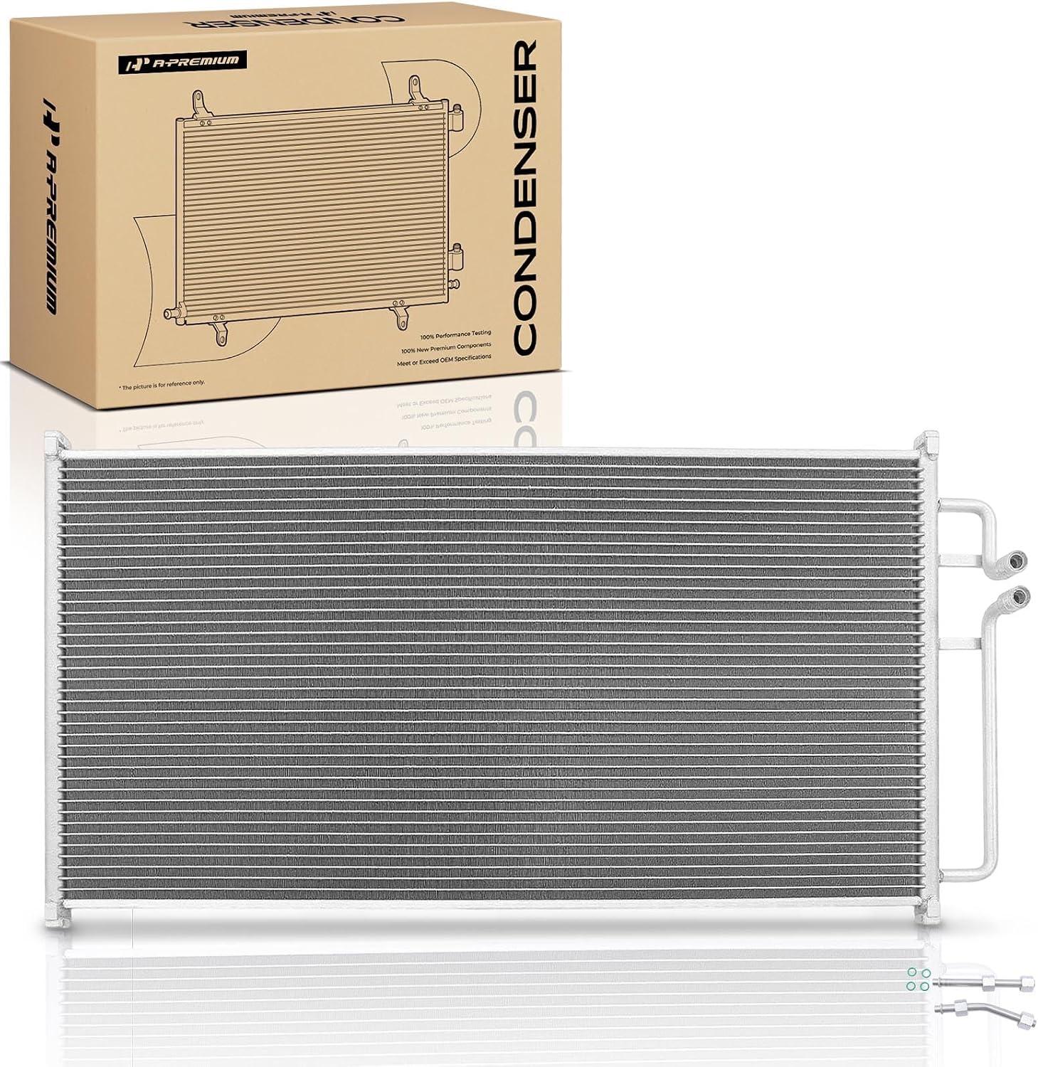 A-Premium Air Conditioning Condenser Compatible with Ford