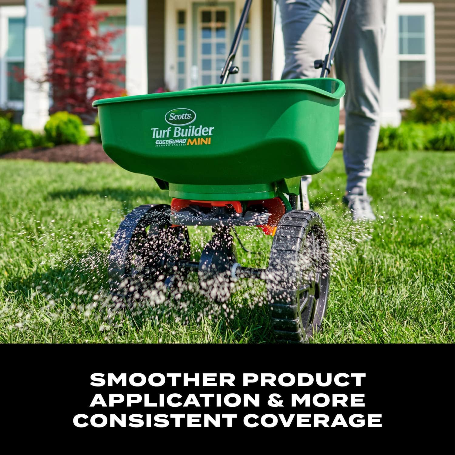 Scotts Turf Builder EdgeGuard Mini Broadcast Spreader