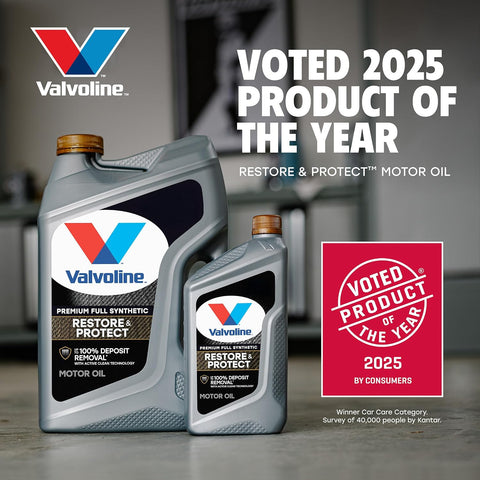 Valvoline Restore & Protect Full Synthetic 0W-20 Motor Oil 1 QT, Case of 6