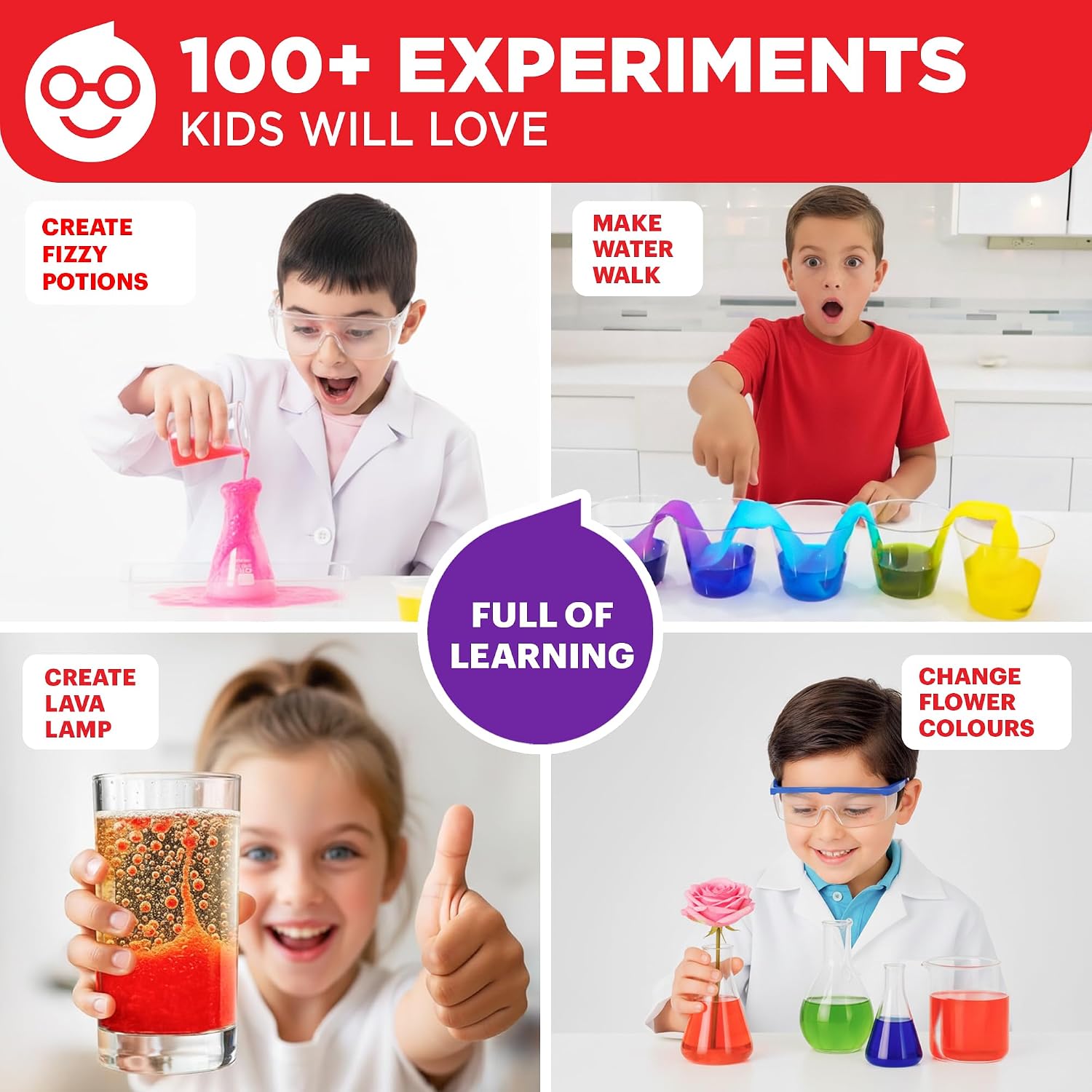 Doctor Jupiter My First Science Experiments Kit for Kids Ages 4+
