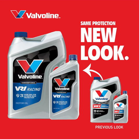 Valvoline VR1 Racing SAE 20W-50 Motor Oil 1 QT, Case of 6