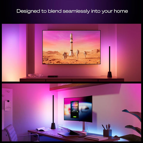 Philips Hue Play Table Lamp, RGBWWIC LED, 23.6", 1-Pack
