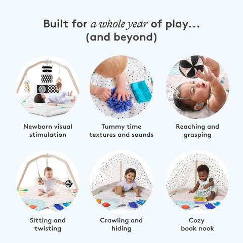 Lovevery, The Play Gym, 5-Stage Baby Developmental for Full Year of Play