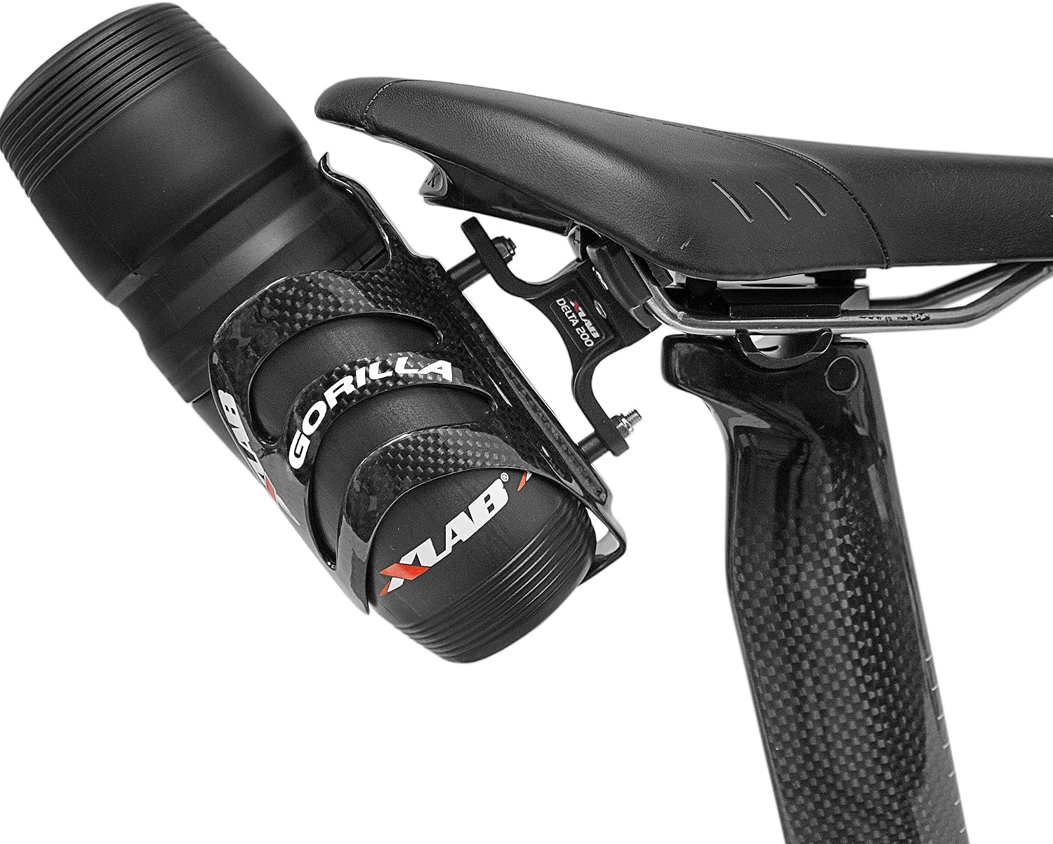 XLAB Delta 200 Single Bottle Rear Hydration System with Carbon Cage