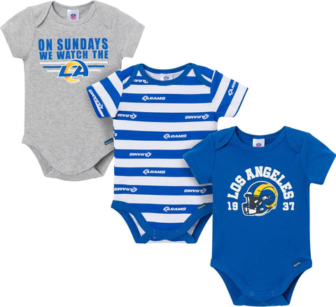 Gerber NFL Baby Boys 3-Pack Onesie Bodysuit