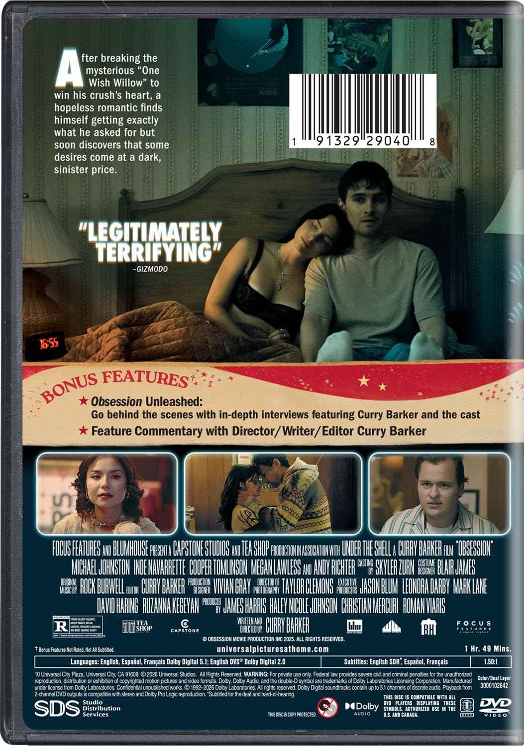 Obsession (2026) - Collector's Edition [DVD]