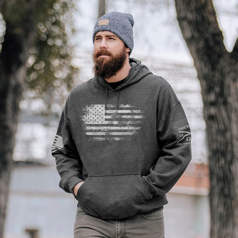Grunt Style Vintage American Men's Graphic Hoodie