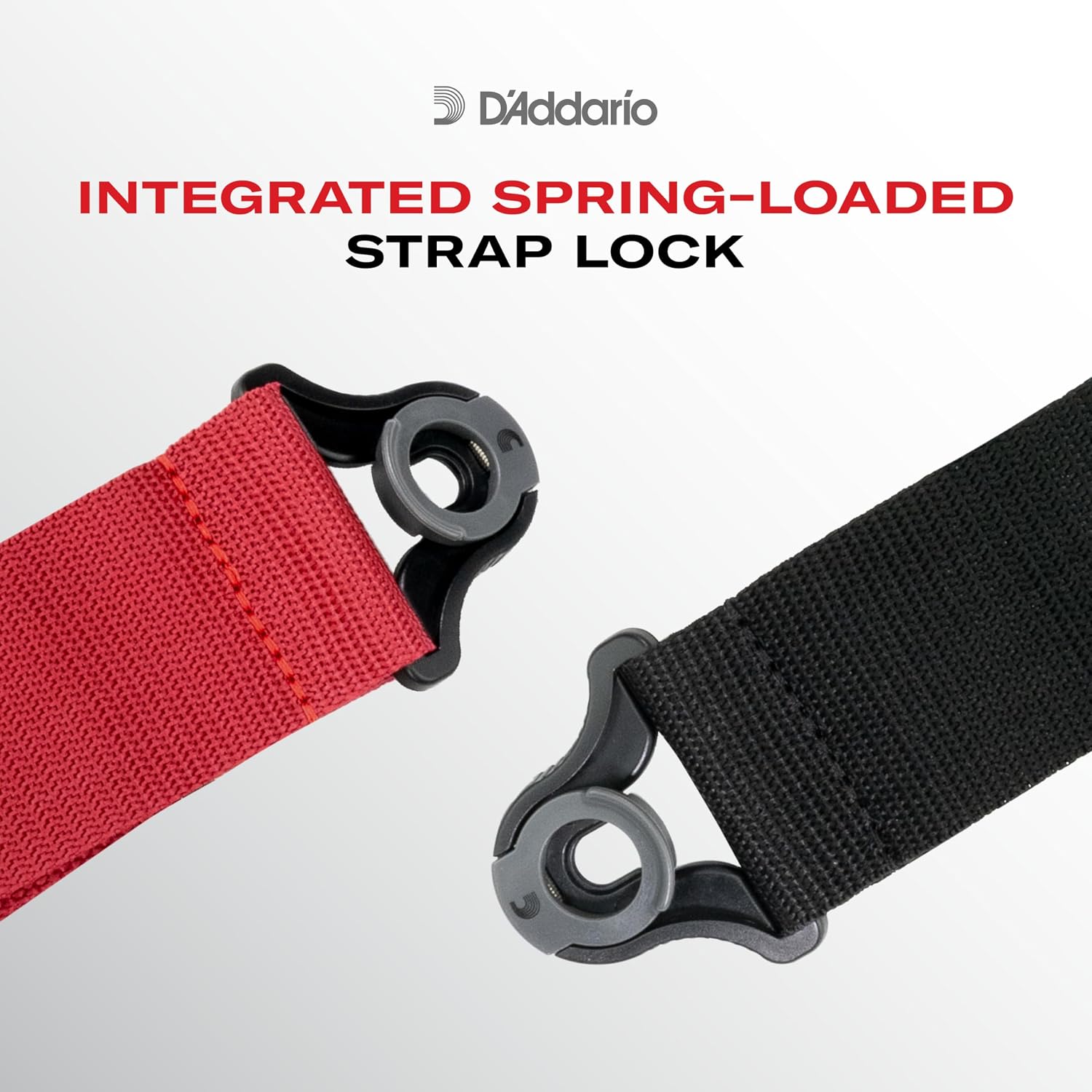 D'Addario Auto Lock Guitar Strap - Acoustic & Electric Accessories