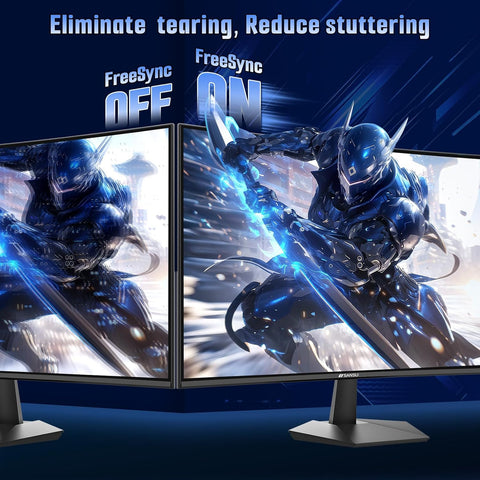 SANSUI 24 Inch Curved 160Hz Gaming Monitor,1500R Curved Gaming Monitor
