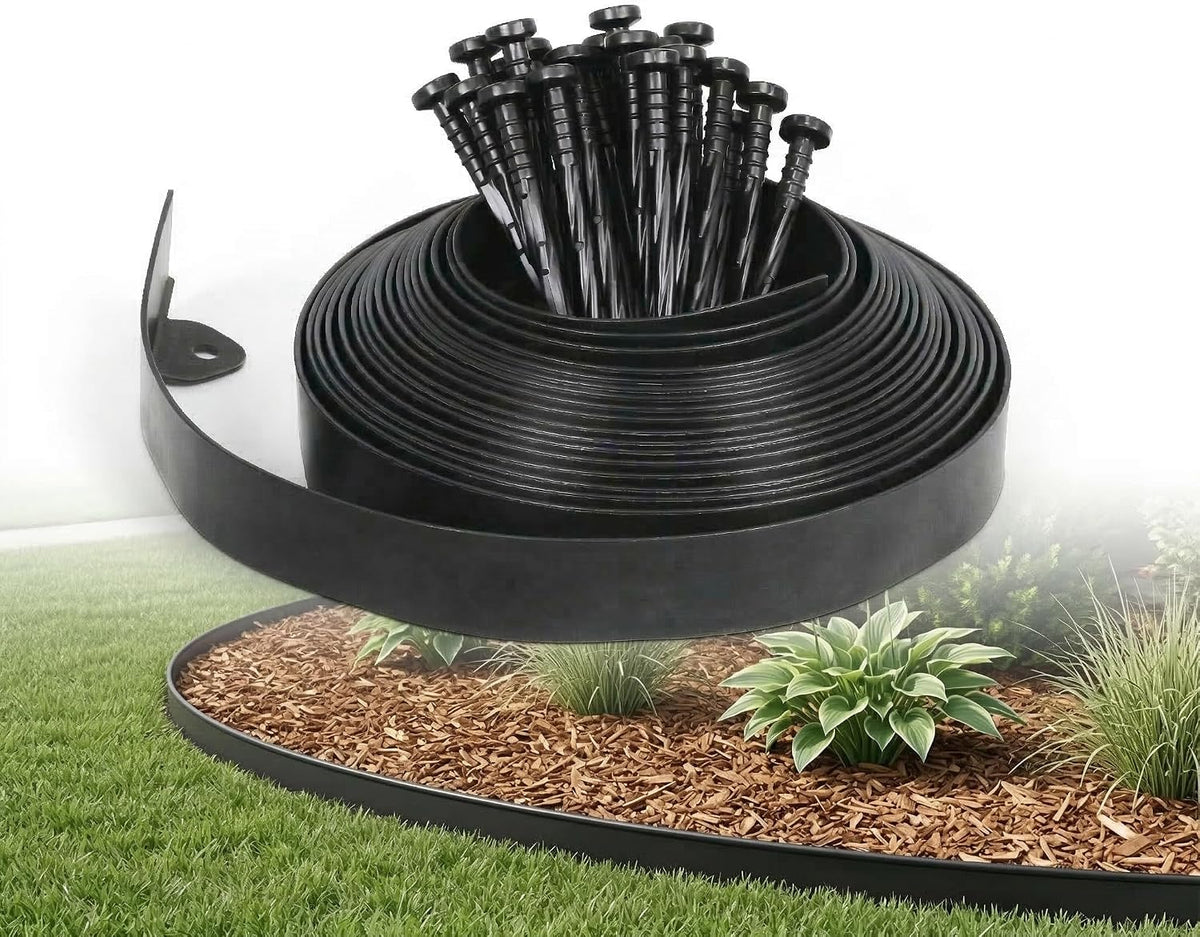 Gardzen 1.5" x 60' Landscape Edging Kit