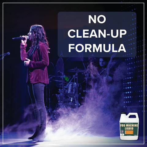 Fog Machine Liquid, 32 oz, High-Density, Long-Lasting, Water-Based Formula