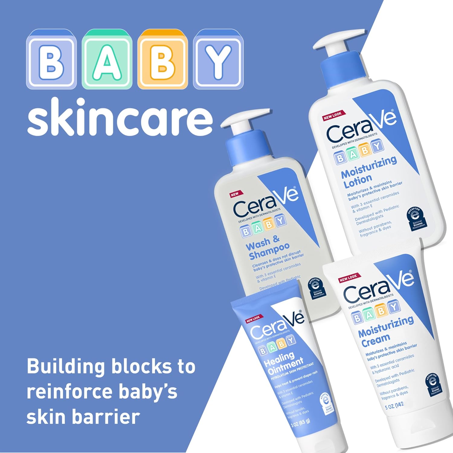 CeraVe Baby Lotion, Baby Skin Moisturizer with Vitamin E & Niacinamide, 8oz