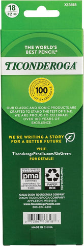 Ticonderoga Wood-Cased Pencils, Pre-Sharpened
