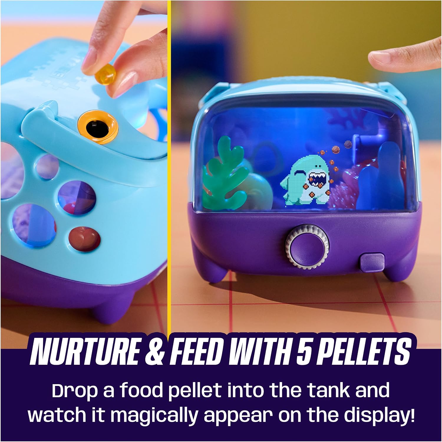 BITZEE Aquarium Interactive Fish Tank Toy & Digital Pet, Ages 5+
