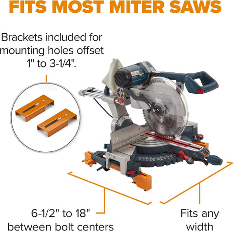 BORA Miter Saw Stand Universal Fit Heavy Duty Portable Design - PM-4000