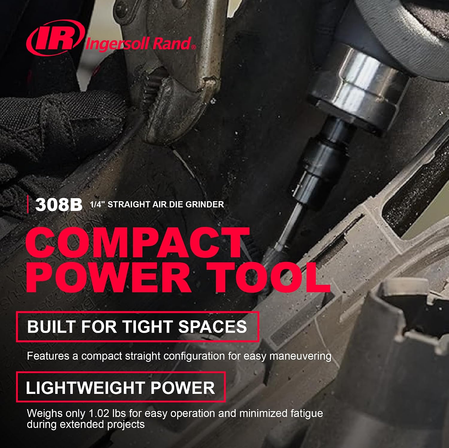 Ingersoll Rand 308B 1/4" Collet Air Die Grinder
