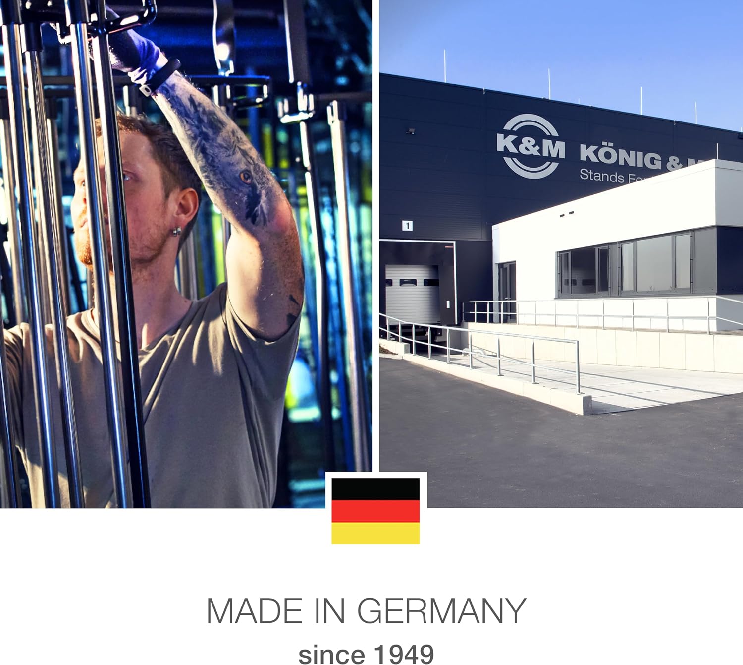 K&M Konig & Meyer 16410.000.11 Harmonica Holder - Industry Standard - Hands Free Harp Neck Brace and Sturdy Frame - Professional Grade for all Musicians - German Made - Nickel Finish