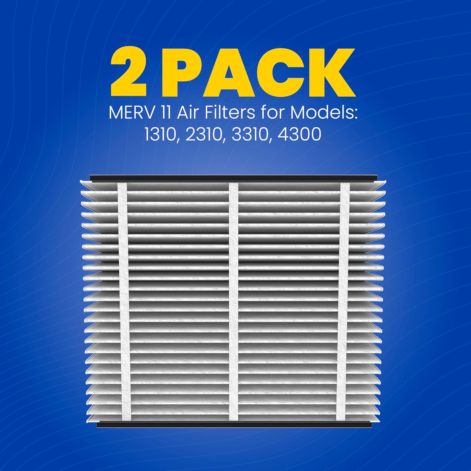 AprilAire 310 Replacement Filter for AprilAire Whole House Air Purifiers - MERV 11, Clean Air & Dust, 20x20x4 Air Filter (Pack of 2)