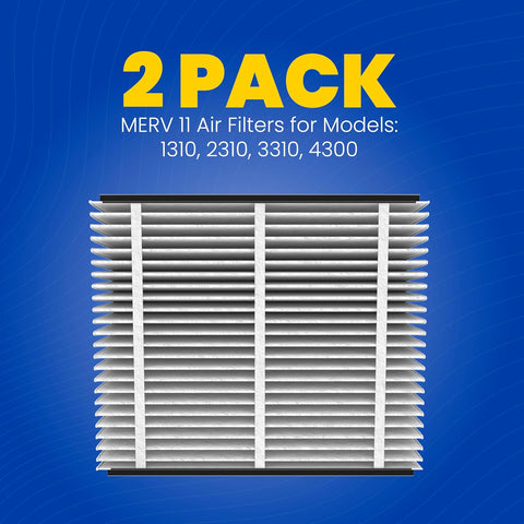 AprilAire 310 Replacement Filter for AprilAire Whole House Air Purifiers - MERV 11, Clean Air & Dust, 20x20x4 Air Filter (Pack of 2)