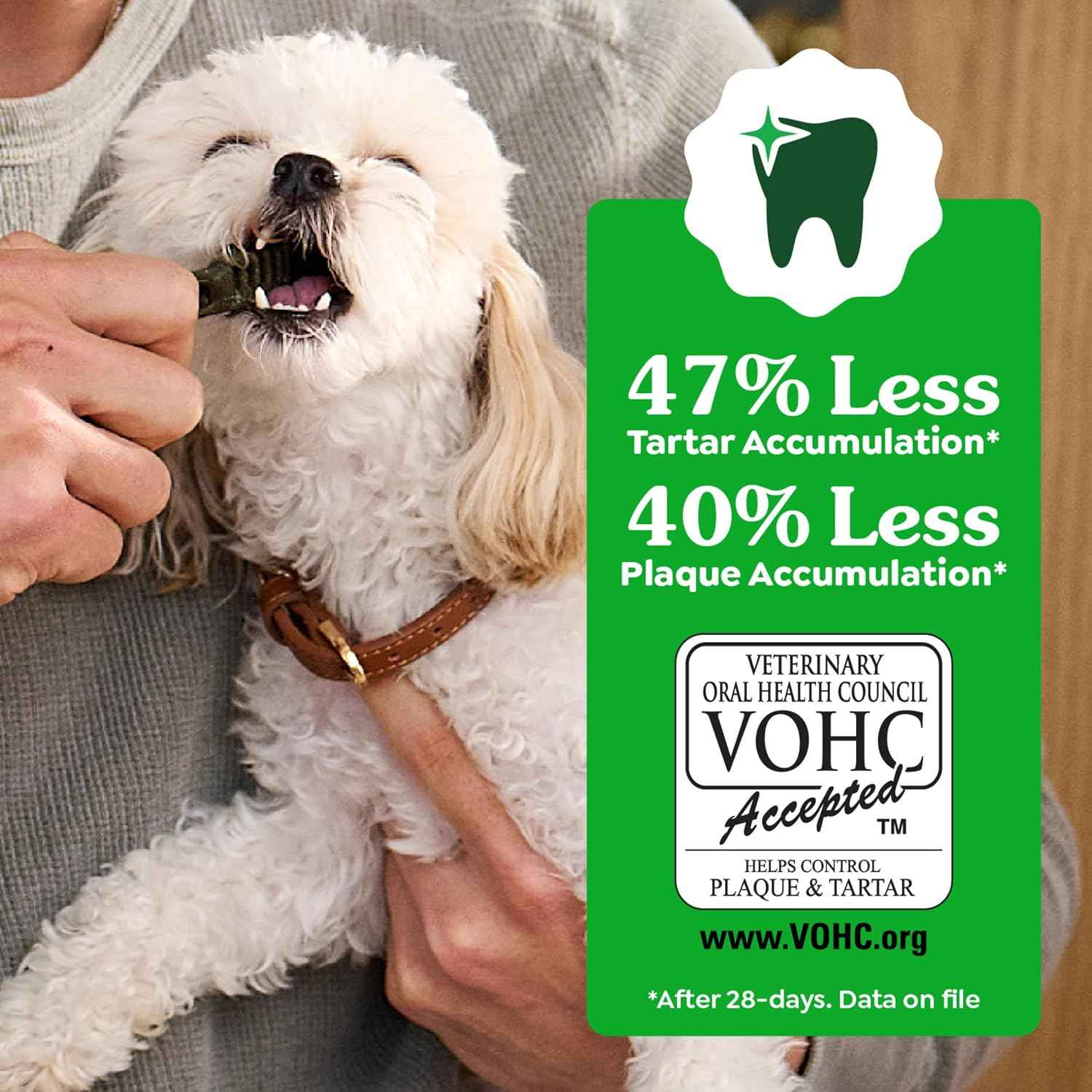 Greenies Teenie Original Natural Dental Dog Treats, Chicken, 65 Count