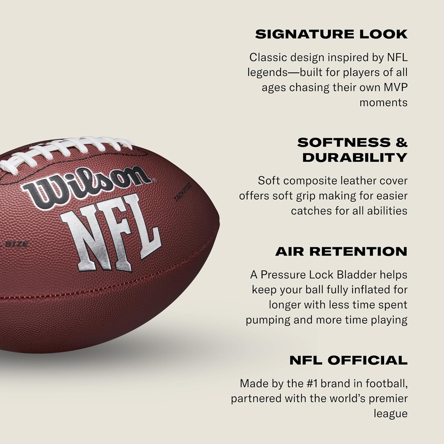WILSON NFL Recreational Footballs