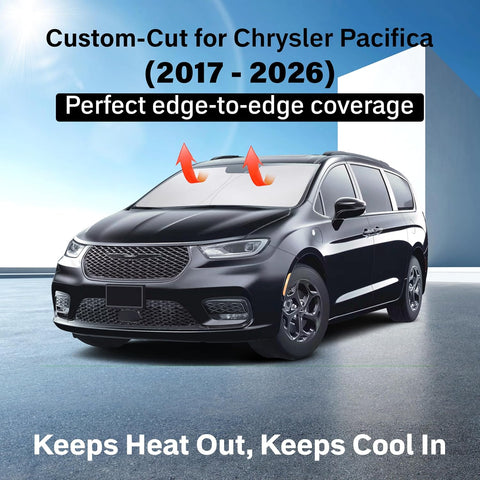 EcoNour Windshield Sunshade for Chrysler Pacifica 2017-2024 2025 2026