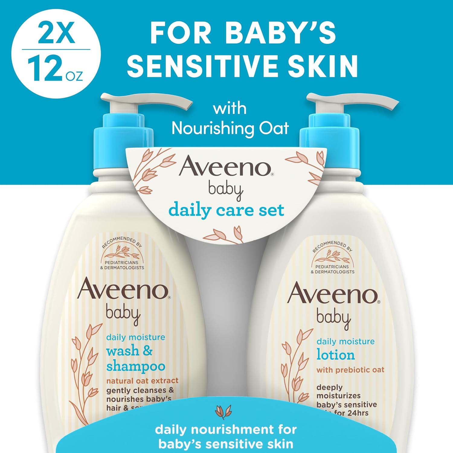 Aveeno Baby Daily Care Gift Set, 2 Items