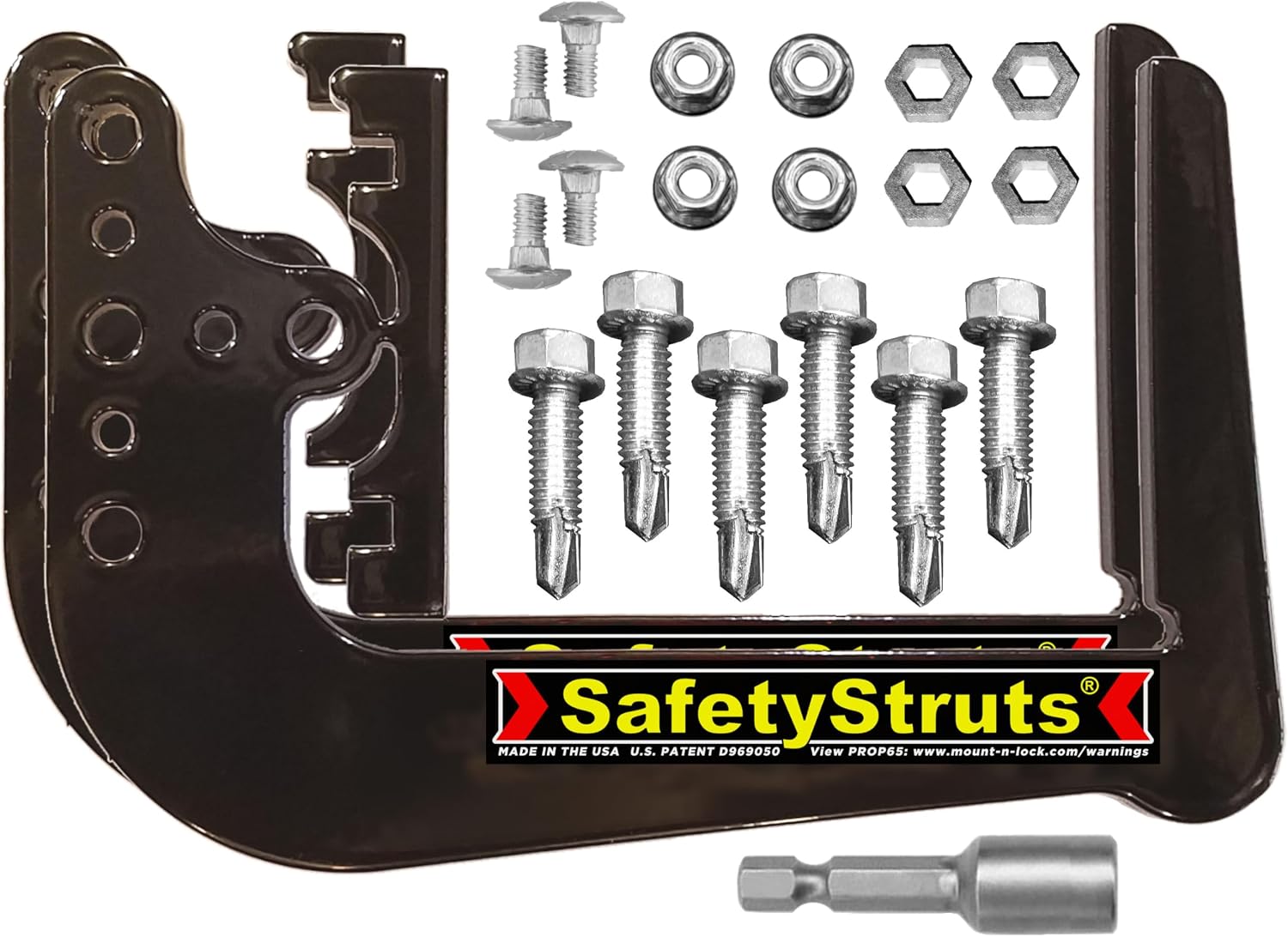 SafetyStruts Heavy Duty Bolt-On RV Bumper Support Brackets (1SSNHD)
