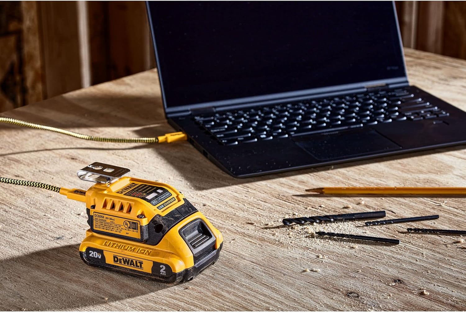 DEWALT Battery Charger and USB Wall Charging Kit (DCB094K)