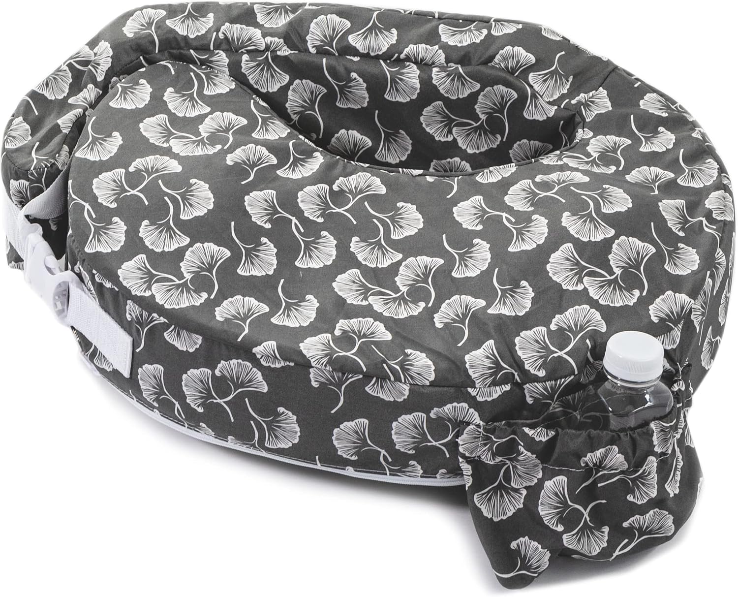 My Brest Friend Original Nursing Pillow - Grey Flowing Fans