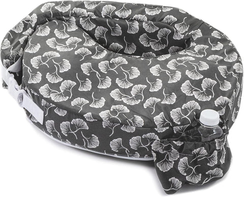 My Brest Friend Original Nursing Pillow - Grey Flowing Fans