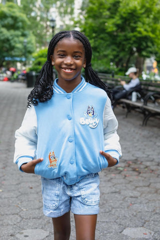 Bluey Varsity Bomber Jacket Toddler to Big Kid