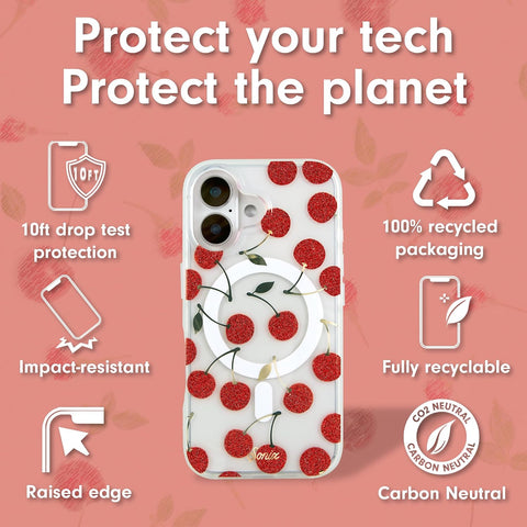 Sonix Case for iPhone 16 Plus | Compatible with MagSafe | 10ft Drop Tested | Cherry On Top