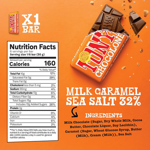 Tony’s Chocolonely Super Duper Milk Chocolate Candy Bar Bundle, Milk & White Chocolate With Sea Salt, Caramel, Pretzel Toffee, Almond, Hazelnut, Made From Quality Fairtrade Cocoa, 6 Bars, 6.35 Oz Each