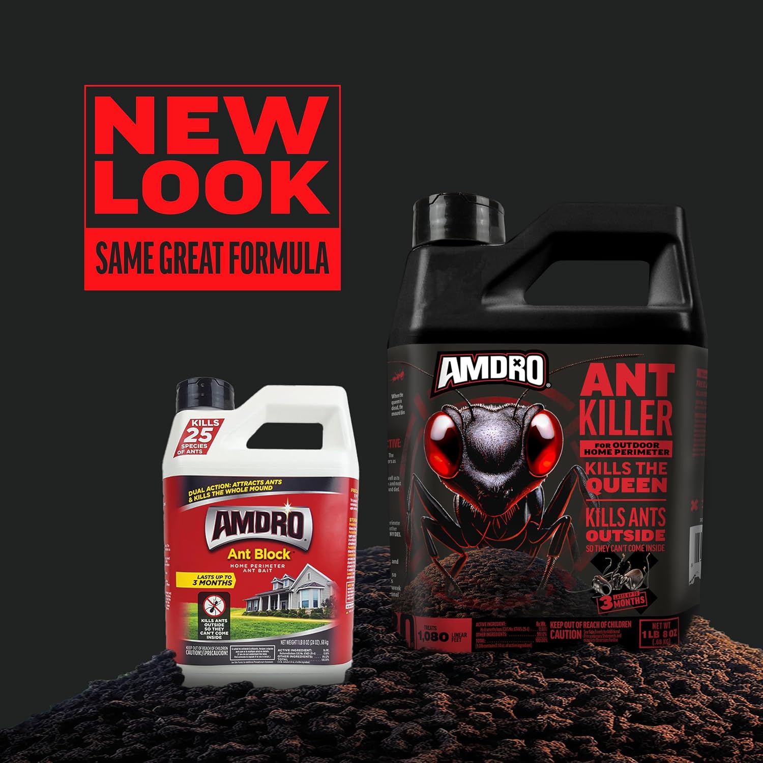 Amdro Ant Killer for Outdoor Home Perimeter, 24 Oz