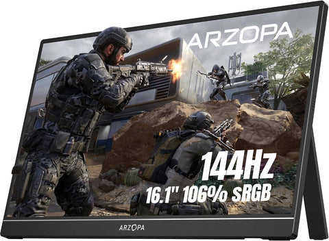 ARZOPA 16.1'' 144Hz Portable Gaming Monitor 106% sRGB - Z1FC