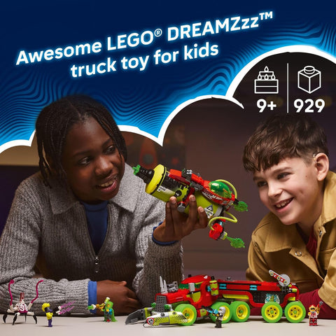 LEGO DREAMZzz Mateo’s Spray Paint Truck Building Toy for Kids - Pretend Play Set & 5 Toy Figures for Boys & Girls, Ages 9+ - Truck with 2 Building Modes - Gift Idea for Birthdays - 71499